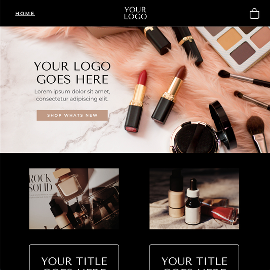 Beauty Canva Website Template