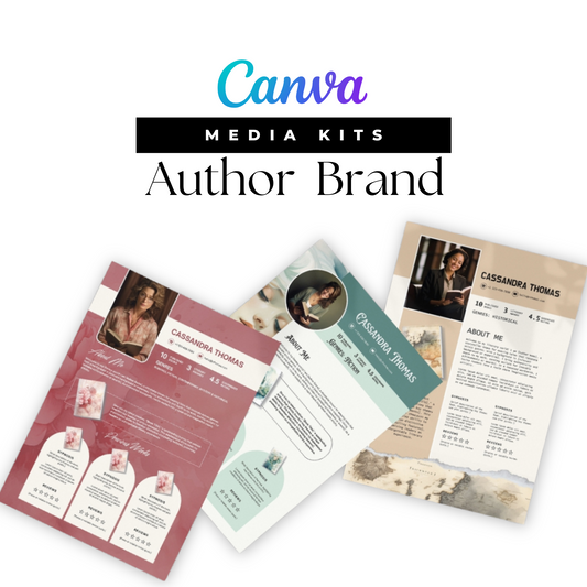 Author Media Kit Canva Templates