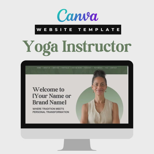 Yoga Instructor Website Template